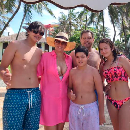 Marisa Castro e família